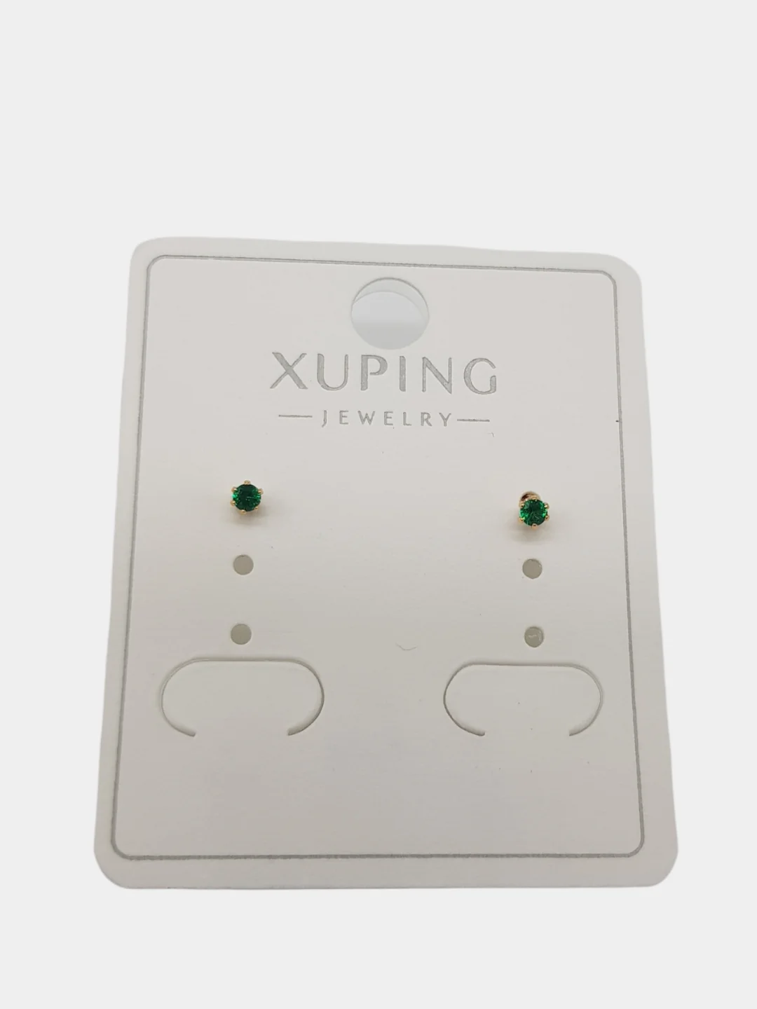 Лайм серьги-гвоздики Xuping Jewelry