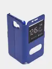 Синий чехол книжка флип Samsung A3 2016