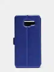 Синий чехол книжка флип Samsung A3 2016