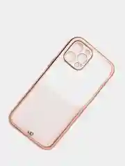 Розовый чехол с защитой камеры IPHONE 12 PRO MAX