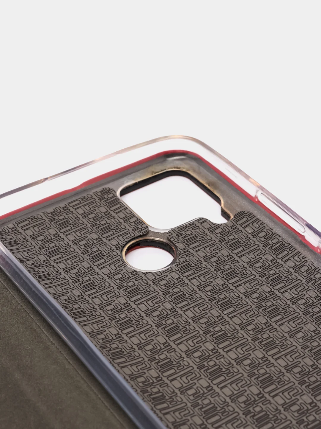 Красный чехол-книжка REALME C15