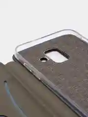 Синий чехол книжка SAMSUNG A6 2018