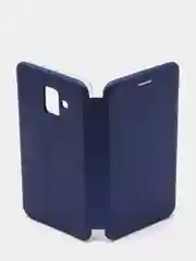 Синий чехол книжка SAMSUNG A6 2018