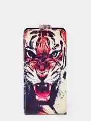 Коричневый чехол книжка флип Samsung A3 2016