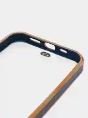 Синий чехол силиконовый с золотым ободком для iPhone 12 Pro, с защитой камеры, разные цвета