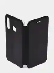 Черный чехол книжка HUAWEI P30 LITE, HONOR 20 LITE, HONOR 20S