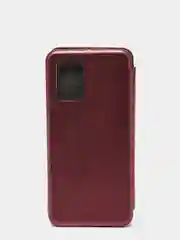 Бордовый чехол книжка OPPO A74
