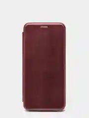 Бордовый чехол книжка OPPO A74