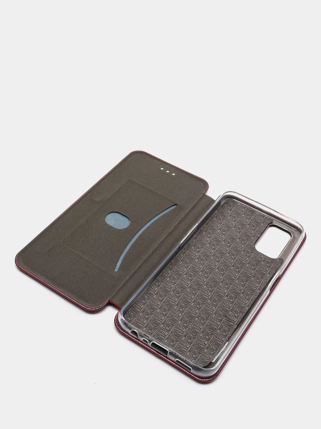 Бордовый чехол книжка OPPO A52