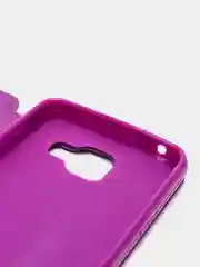 Тёмно-розовый чехол книжка флип Samsung A3 2016