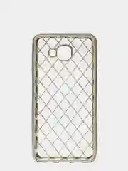Серебряный чехол SAMSUNG A7 2016