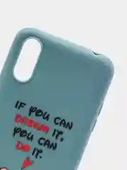 Синий меланж чехол для Samsung A01 / M01
