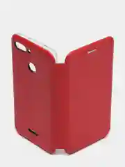 Красный чехол книжка Xiaomi Redmi 6