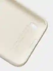 Бежевый меланж чехол Samsung A01 с бархатом внутри