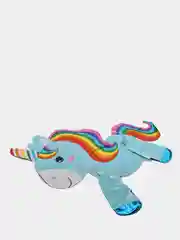 Ледяной 3d фольгированный воздушный шар Единорог