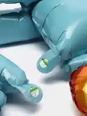 Ледяной 3d фольгированный воздушный шар Единорог