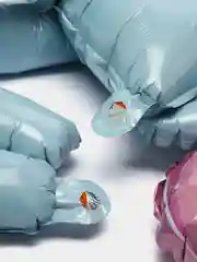 Голубой 3d фольгированный воздушный шар Единорог