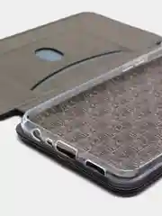 Черный чехол книжка OPPO A74