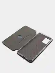 Черный чехол книжка OPPO A74
