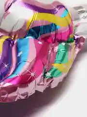 Прозрачный 3d фольгированный воздушный шар Единорог