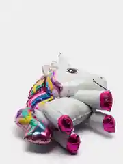 Прозрачный 3d фольгированный воздушный шар Единорог