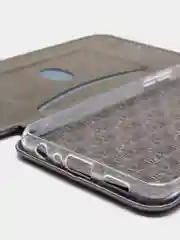Серый чехол книжка OPPO A74