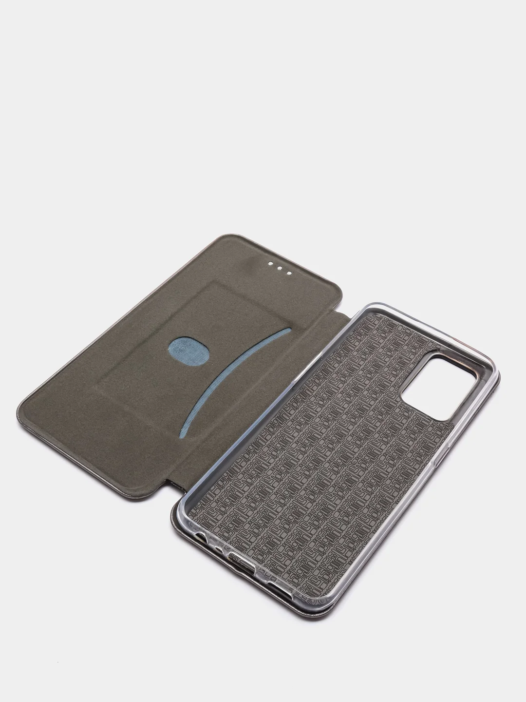 Серый чехол книжка OPPO A74
