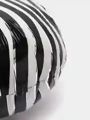 Черный фольгированный воздушный шар