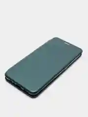 Зеленый чехол книжка OPPO A74