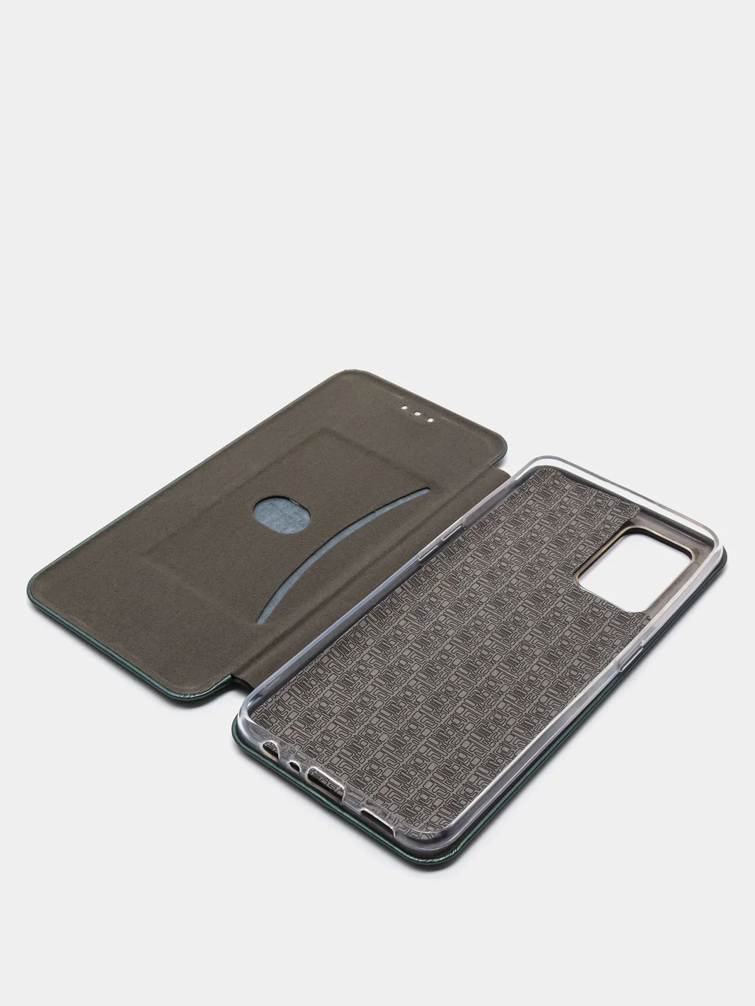 Зеленый чехол книжка OPPO A74