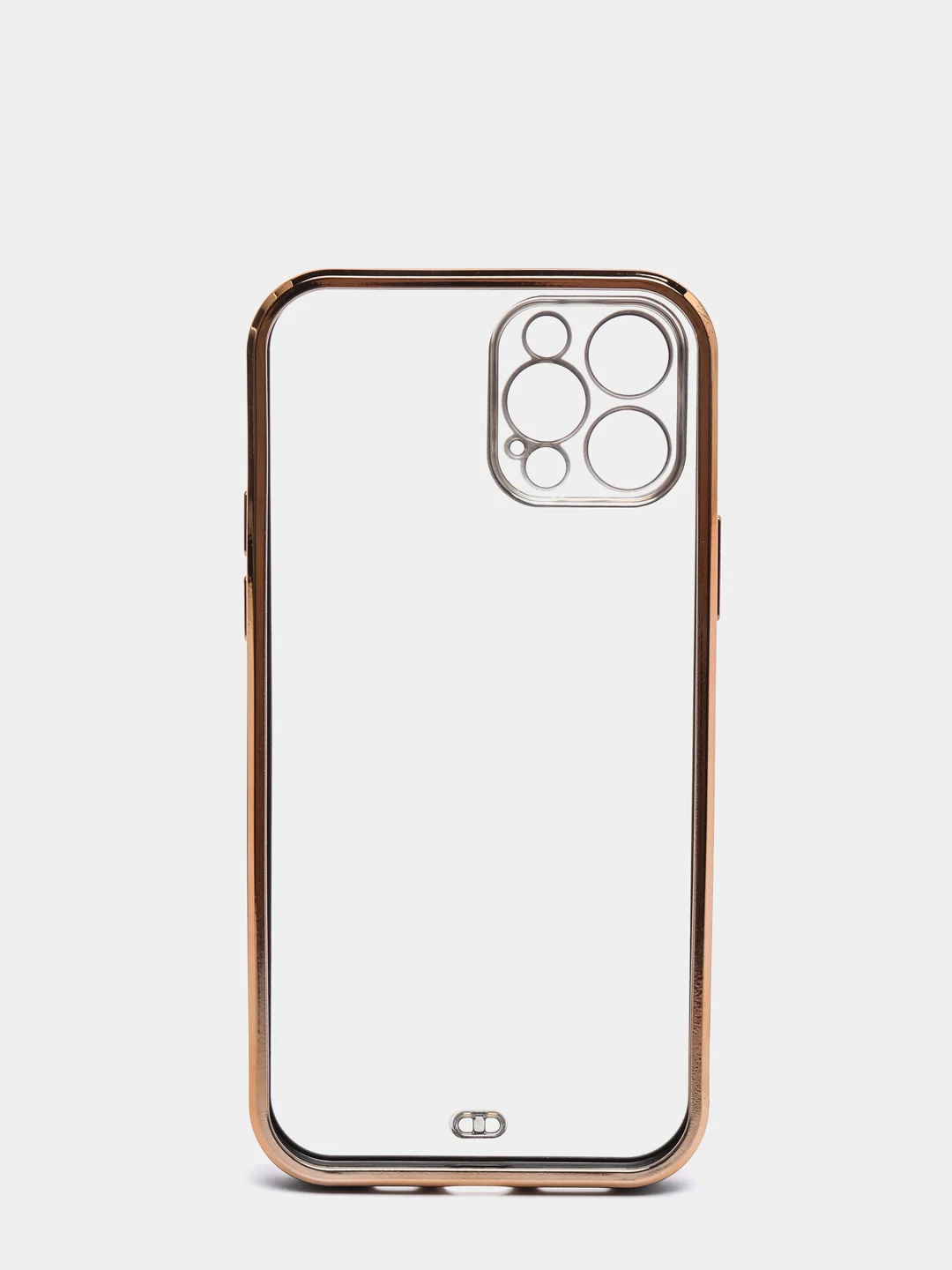 Черный чехол силиконовый с золотым ободком для iPhone 12 Pro, с защитой камеры, разные цвета