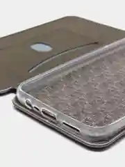 Серый чехол-книжка REALME C15