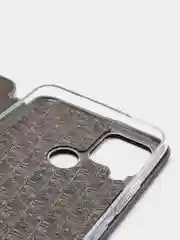 Серый чехол-книжка REALME C15