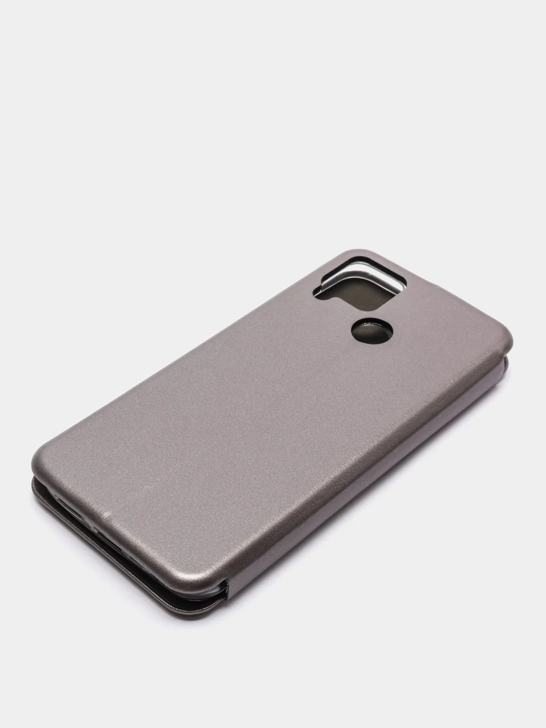 Серый чехол-книжка REALME C15