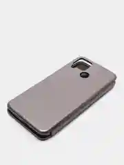 Серый чехол-книжка REALME C15