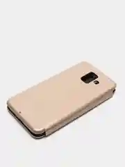 Золотой чехол книжка SAMSUNG A6 2018