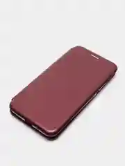 Бордовый чехол книжка Xiaomi Redmi 6