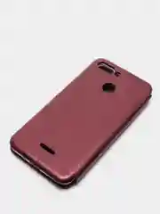 Бордовый чехол книжка Xiaomi Redmi 6