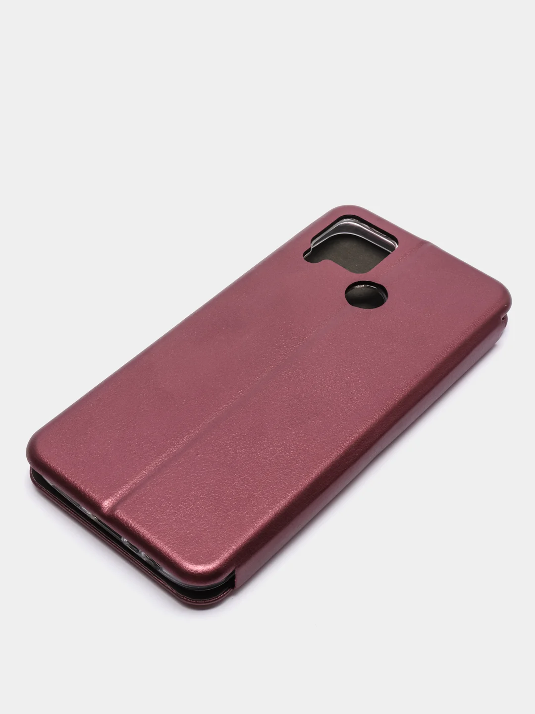 Бордовый чехол-книжка REALME C15
