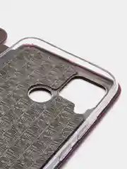 Бордовый чехол-книжка REALME C15