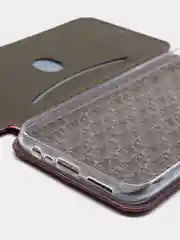 Бордовый чехол-книжка REALME C15