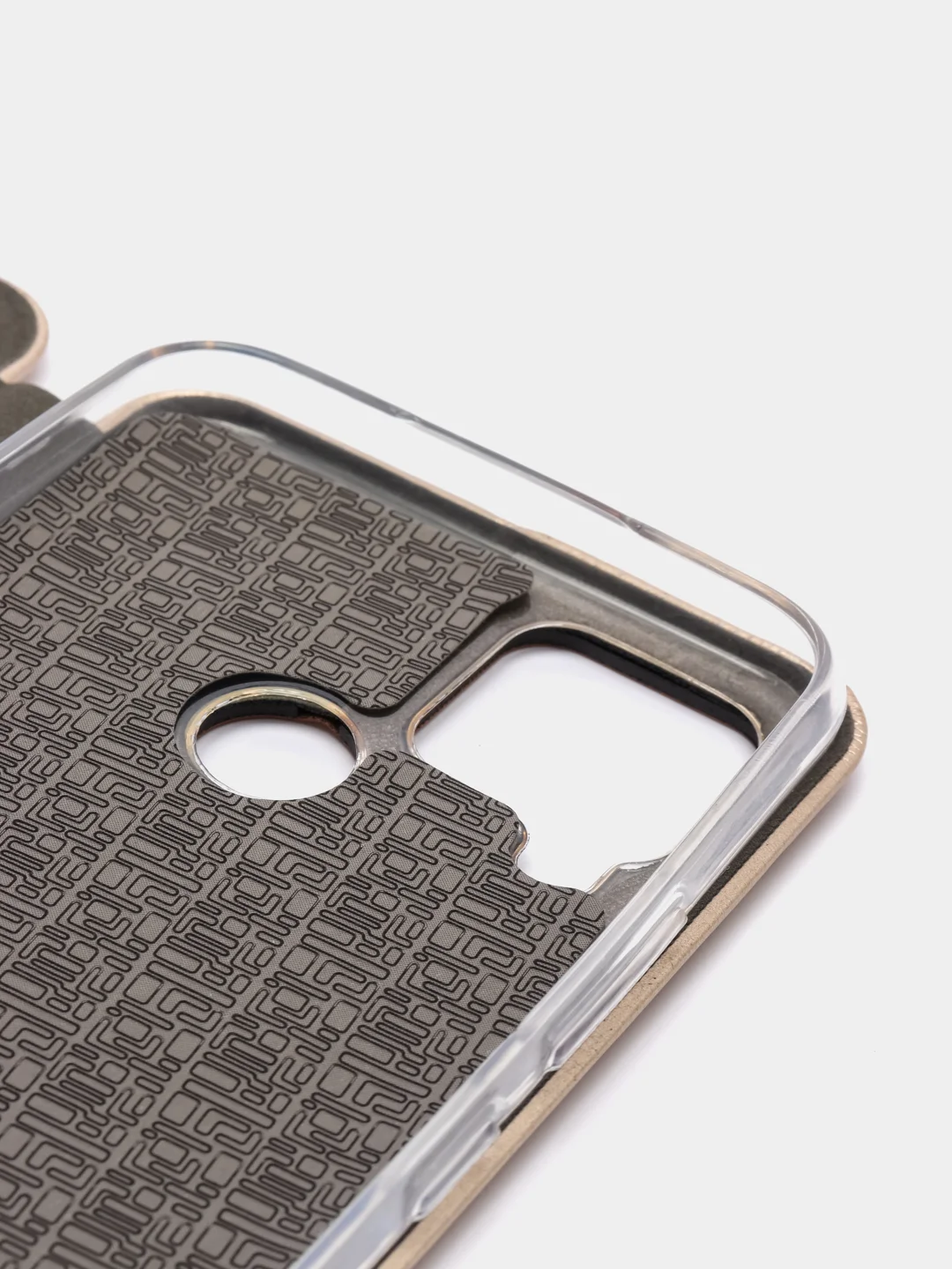 Золотой чехол-книжка REALME C15