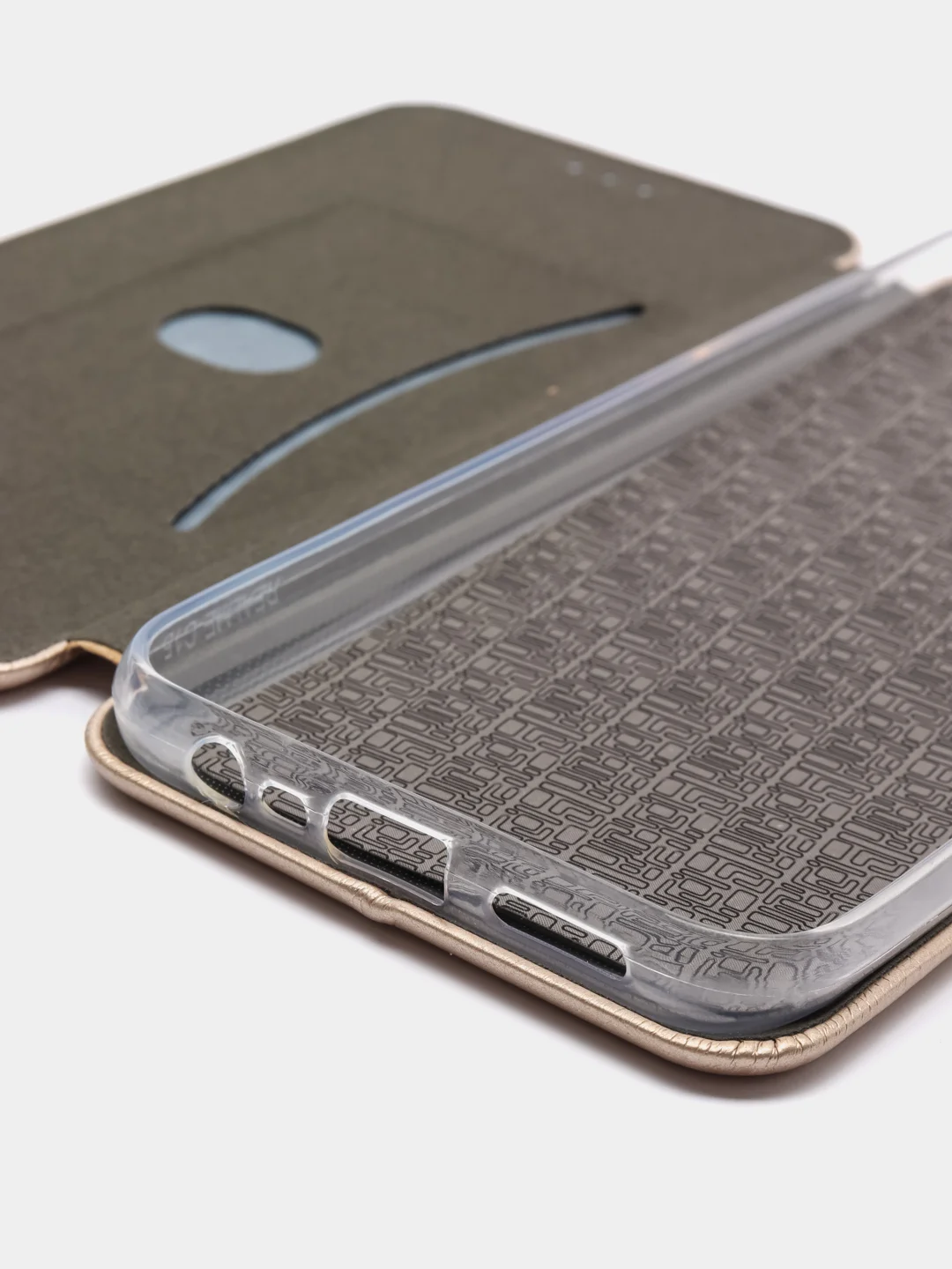 Золотой чехол-книжка REALME C15