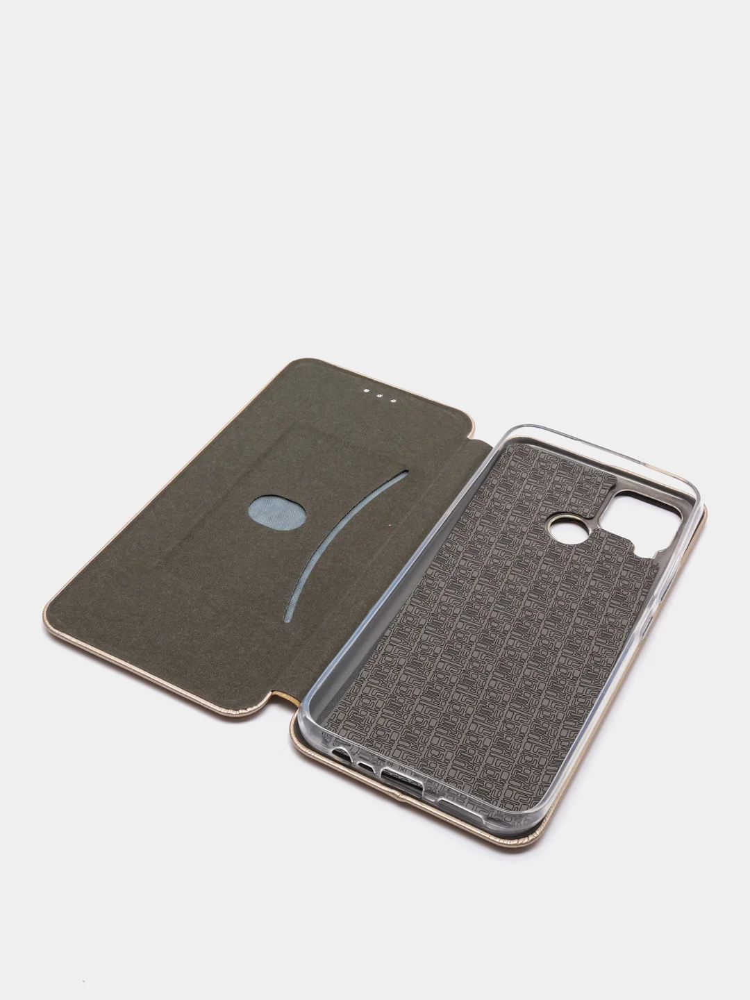 Золотой чехол-книжка REALME C15