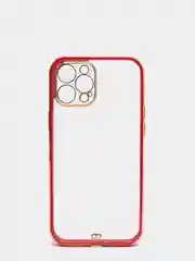 Красный чехол с защитой камеры IPHONE 12 PRO MAX