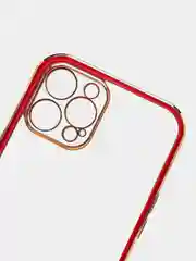 Красный чехол с защитой камеры IPHONE 12 PRO MAX