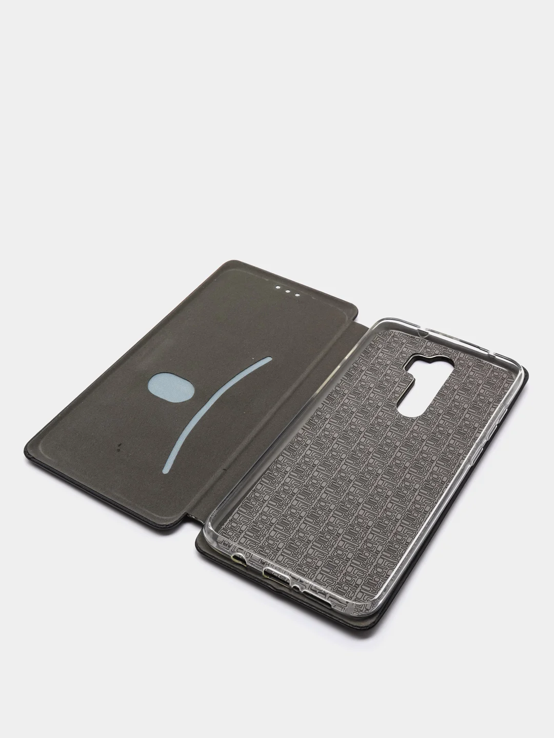 Черный чехол книжка Redmi Note 8 pro
