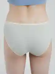 Мятный хлопковые женские трусы слипы, детские трусы для девочек