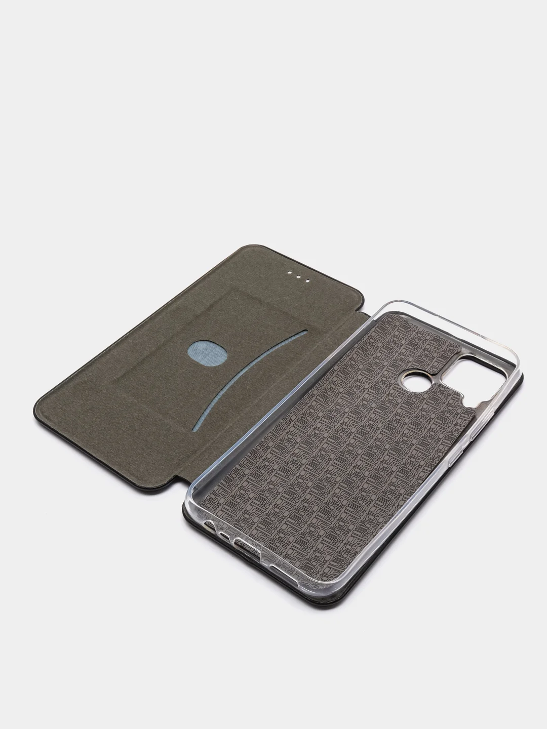 Черный чехол-книжка REALME C15