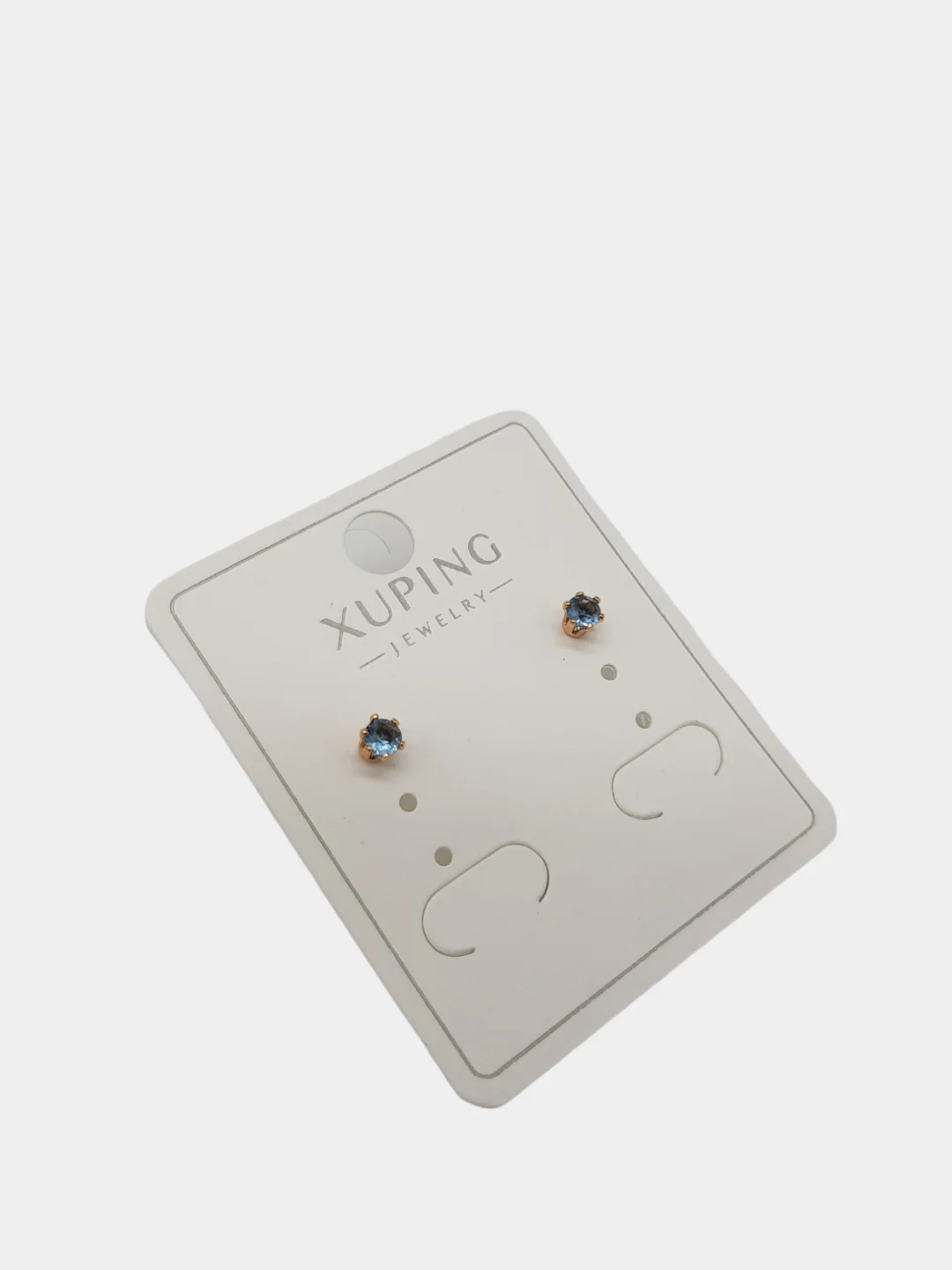 Небесно-голубой серьги-гвоздики Xuping Jewelry